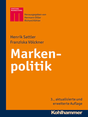cover image of Markenpolitik